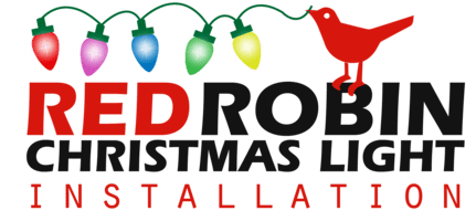 Red Robin Christmas Light Installation Logo